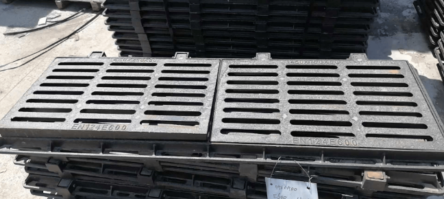 斗门球墨铸铁连体双篦展示